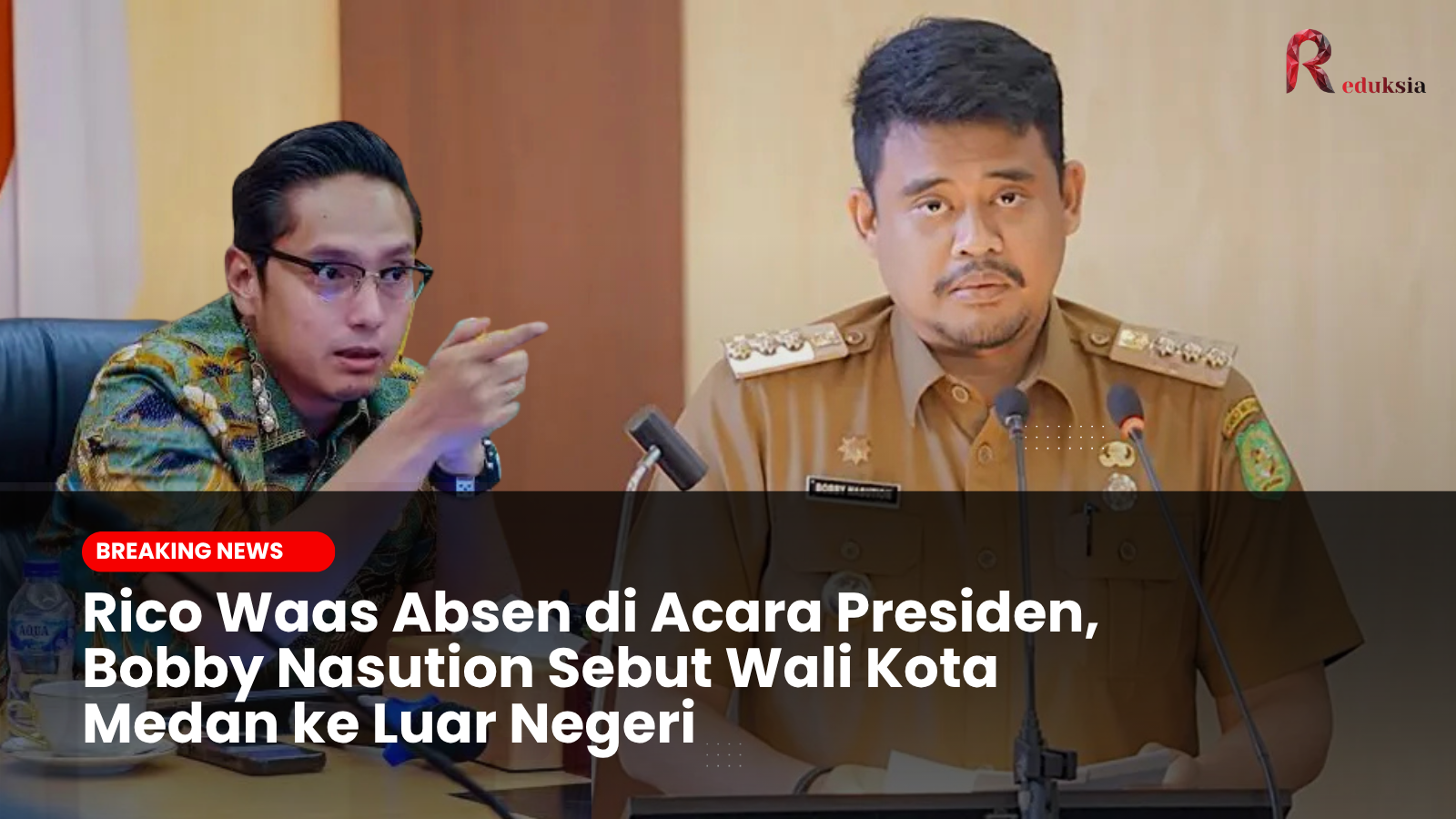 Rico Waas Absen di Acara Presiden, Bobby Nasution Sebut Wali Kota Medan ke Luar Negeri