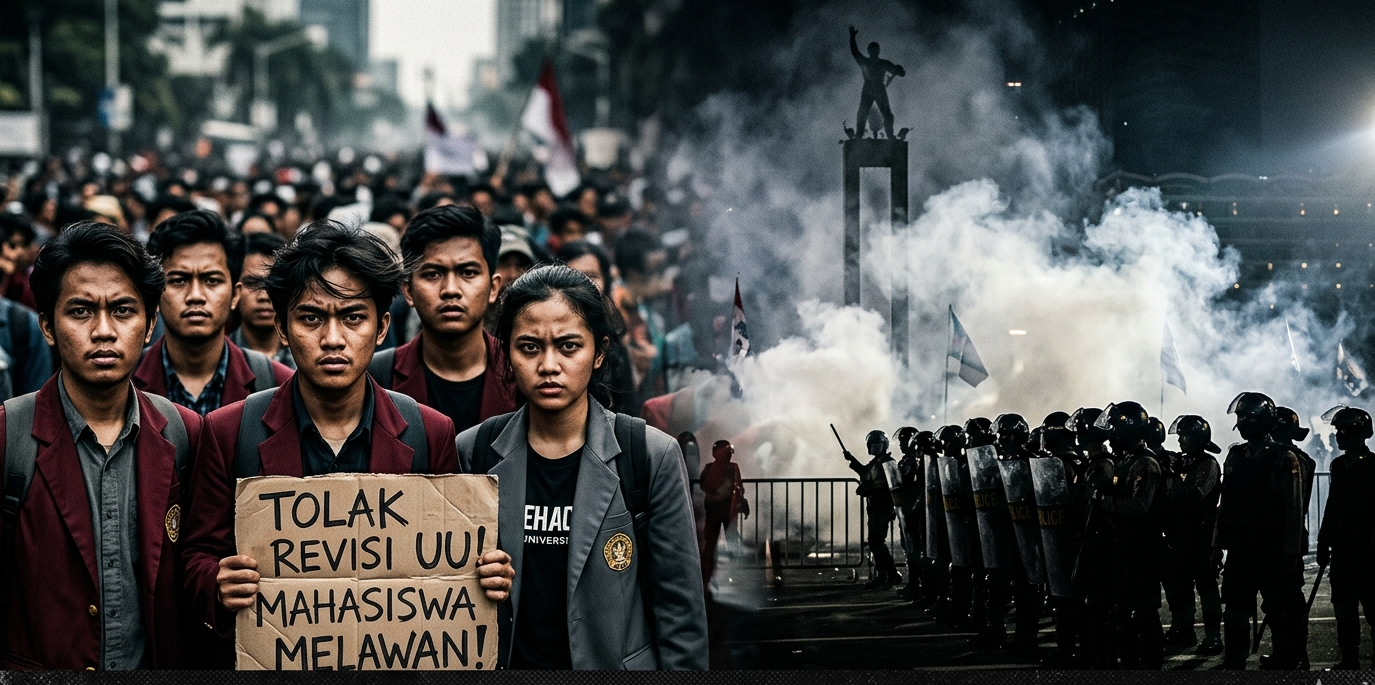 DEMO MAHASISWA HARI INI: Mengapa Negara Menghadapi Rakyat Sendiri Seperti Musuh Perang?