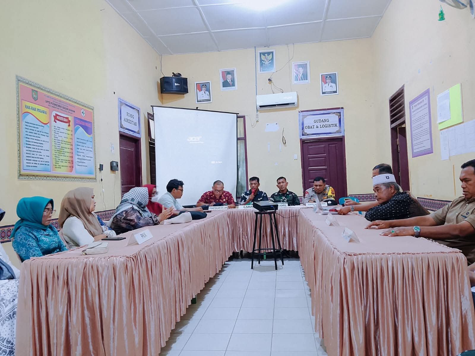 MINI LOKAKARYA LINTAS SEKTORAL TRIWULAN II PUSKESMAS BAGAN ASAHAN